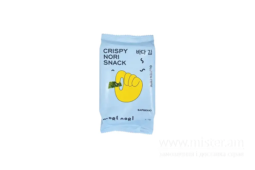 Хрусткі норі-снеки More Nori смак Барбекю 5 г - "Red Hot Chily Shop" в Сумах фото