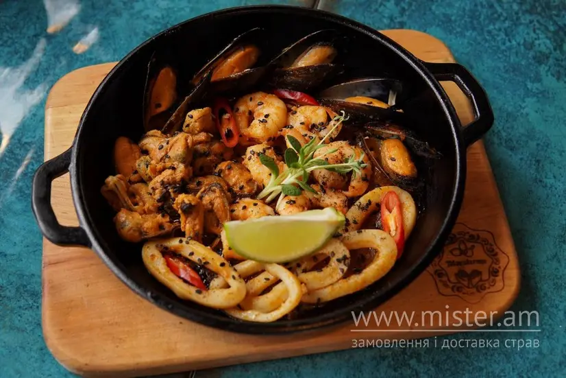 Сковорідка морепродуктів том-ям - "Fish Bar" в Хмельницькому фото