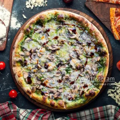 Піца Шпинат та гриби Veterano Pizza undefined фото