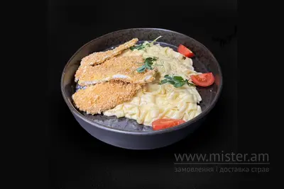 Вершкова паста з курячим шніцелем Grill Pub undefined фото