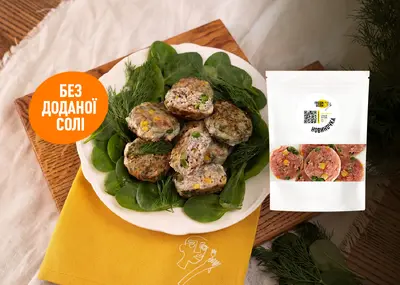 Котлети з кроликом, кукурудзою та горошком Frozen Dozen undefined фото