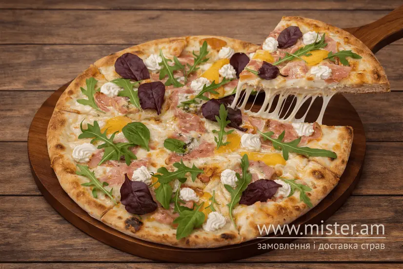 Піца Персик-Бавовна - "Bayraktar Pizza" в Бориславі фото