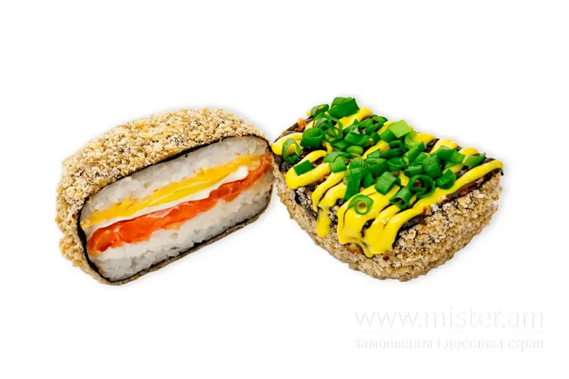 Суші-бургер з лососем - "Kilogram Sushi" в Сумах фото 