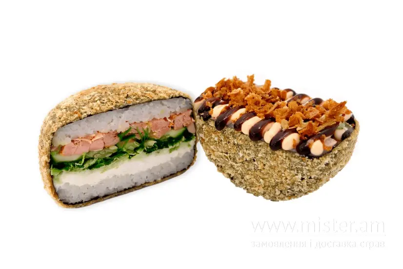 Суші-бургер зі смаженим тунцем - "Kilogram Sushi" в Сумах фото