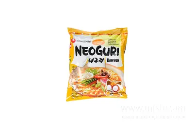 Локшина Neoguri середньої гостроти Nongshim 120 г Red Hot Chily Shop undefined фото