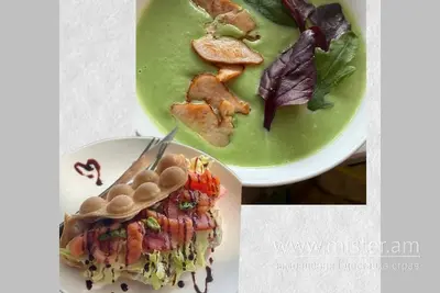 Крем-суп із броколі  + вафля на вибір Home Food & Baker`s Bliss undefined фото