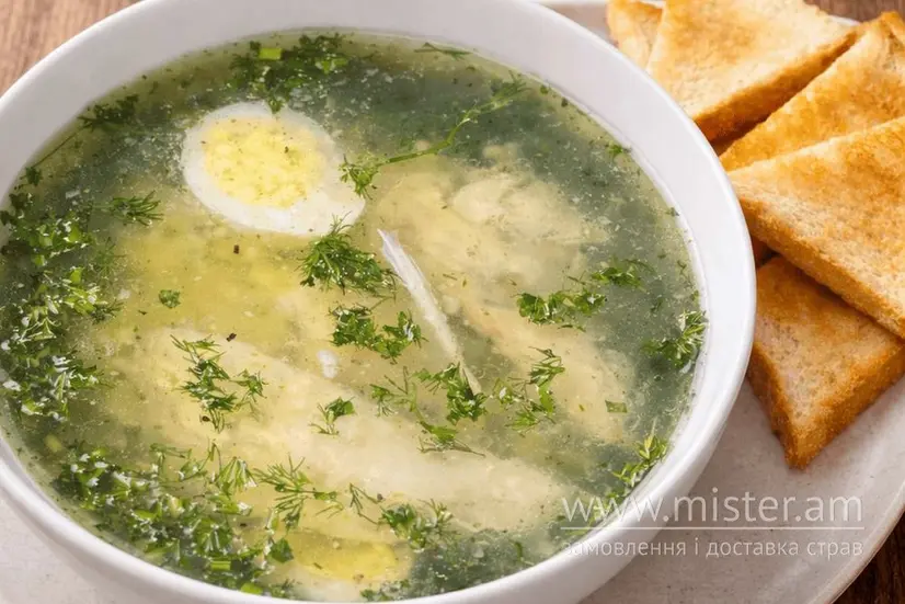 Бульйон курячий з локшиною - "Домашній" в Чернівцях фото