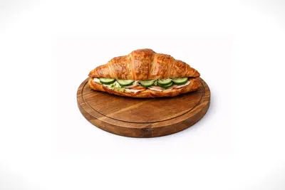 Круасан з копченою куркою та соусом BBQ FoodUp undefined фото