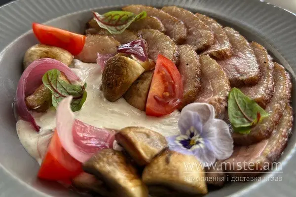 Філе дикої качки з соусом з білих грибів - "Птаха" в Кропивницькому фото