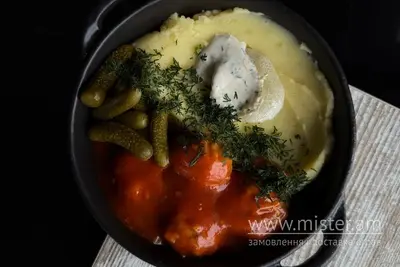 Курячі боли з пюрешкою Butter Cafe undefined фото