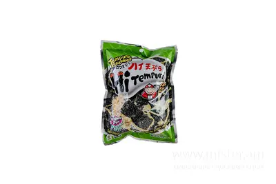 Норі снек в темпура оригінальний смак Tempura Seaweed Original Flavour Tao Kae Noi 25 г Red Hot Chily Shop undefined фото