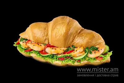 Круасан з креветкою по-азійськи Lviv Croissants undefined фото