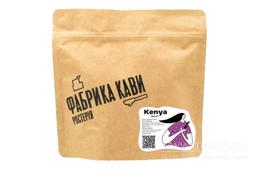 Кава "Kenya Wanrich" (250 г) - "Фабрика кави" в Черкасах фото