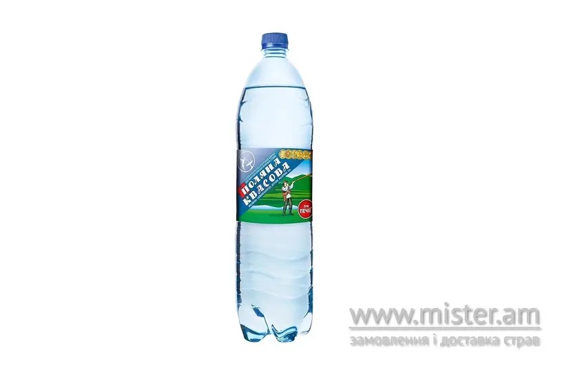 Мінеральна вода "Поляна квасова" 1,5л, сильногазована - ""Питна Вода"" в Нікополю фото 