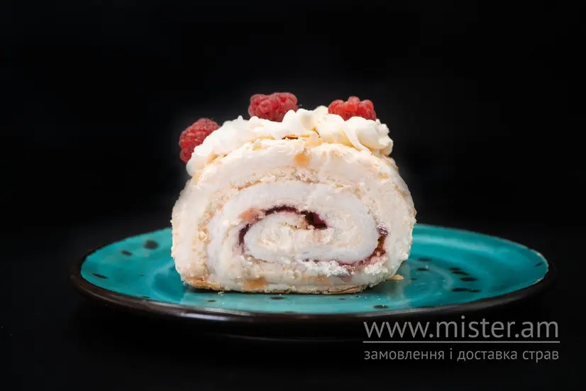 Меренговий рулет із маскарпоне - "Budu ТВОЇМ ХЛІБОМ" в Черкасах фото