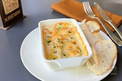 Гратен з морепродуктами у вершковому соусі Кремінь undefined фото