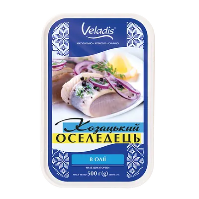 Оселедець "Veladis" філе-шматок в олії 500 гр Veladis undefined фото