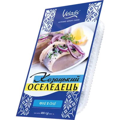 Оселедець "Veladis" філе в олії 480 гр Veladis undefined фото