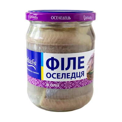 Оселедець "Veladis" філе "Матьє" в олії 470 гр Veladis undefined фото