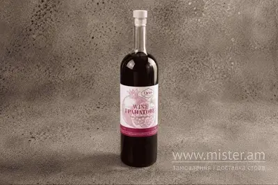 Домашнє вино гранатове 1 л Qirim undefined фото