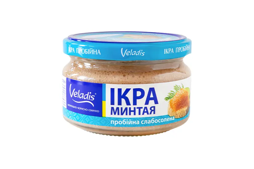 Ікра пробійна "Veladis" минтая, банка скло (180гр) - "Veladis" в Києві фото 