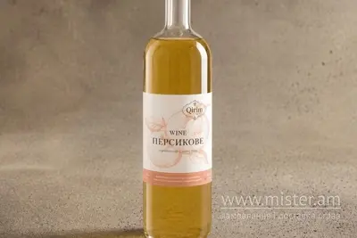 Персикове вино 1 л з собою Qirim undefined фото