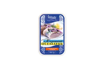 Оселедець "Veladis" філе-шматок в олії зі спеціями 500 гр Veladis undefined фото