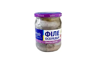 Оселедець "Veladis" філе "Матьє" в олії 470 гр Veladis undefined фото