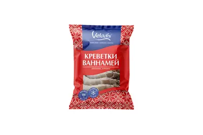 Креветка ВАНАМЕЙ з/г, р.40-60, фасована (неварена) Veladis undefined фото