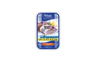 Оселедець "Veladis" філе-шматок в олії зі спеціями 180 гр Veladis undefined фото