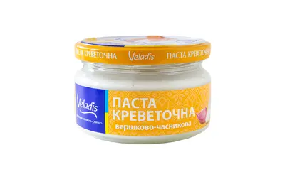 Паста креветочна "Veladis" вершково-часникова (160гр) Veladis undefined фото