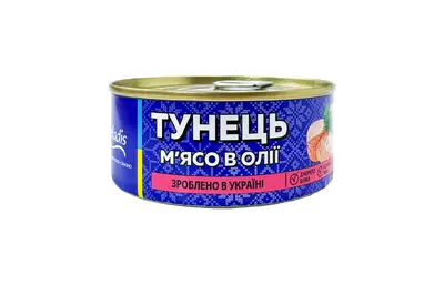 Консерва м'ясо тунця в олії, з ключом Veladis undefined фото