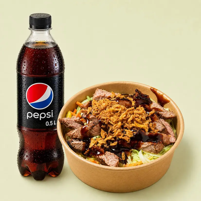 Fries Box Combo - Біф/Теріякі + Pepsi - "SHAMPURI" в Білій Церкві фото 