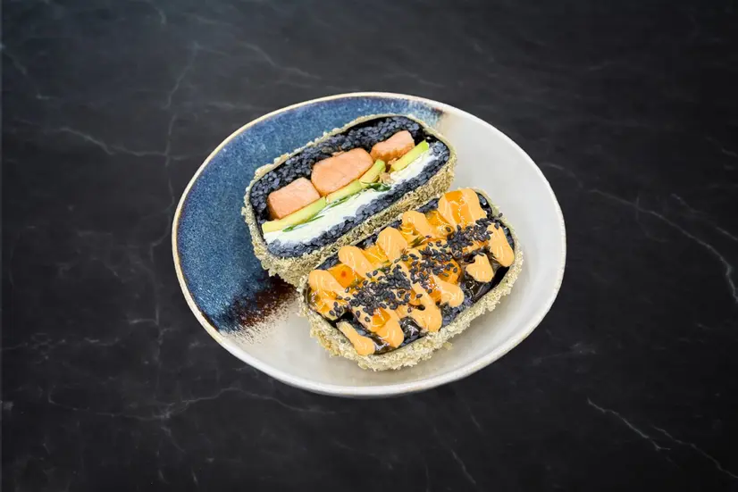 бургер смажений лосось - "Panda Rolls" в с.Требухів фото