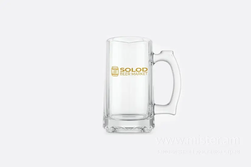 Кухоль для пива Pub з фігурною ручкою 0,35 л - "SOLOD PROSPEKT" в Хмельницькому фото