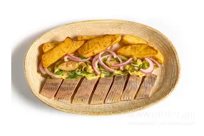Оселедець з картоплею та салатом з бочки FryWay undefined фото