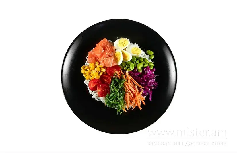 Поке-боул з лососем - "Dart Sushi" в Кропивницькому фото 