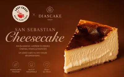 Cheesecake San Sebastian Lazy Crazy livrare și ridicare personală undefined fotografie
