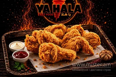 6 крил + соус Ya Hala undefined фото