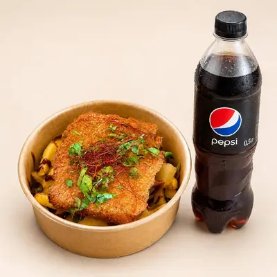 Potata Box Combo - Fish/Teriyaki + Pepsi Три Кебаби undefined фото