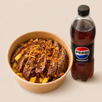 Potata Box Combo - Beef/Teriyaki + Pepsi Три Кебаби undefined фото