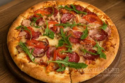 Піца "Три м`яса" 30 см New York Street Pizza undefined фото