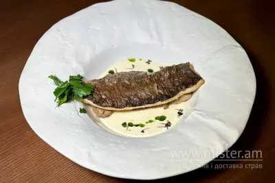 Форель з білими грибами та соусом з тим'яну 1909 undefined фото