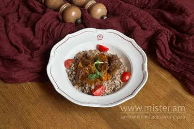 Бефстроганов з гречкою Хряк undefined фото