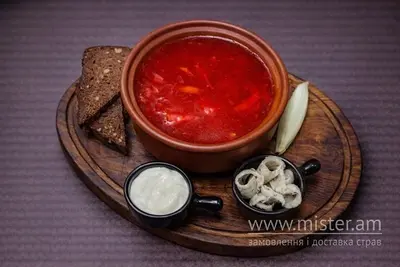 Борщ "Гетьманський з ребром" Лучеськ Паб undefined фото