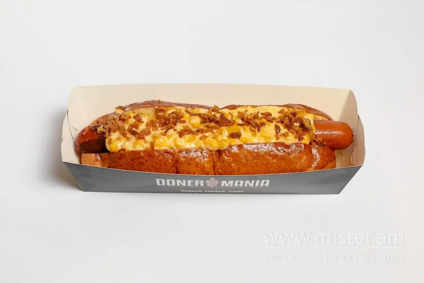 Хот-дог cирний з кукурудзою - "Doner Mania" в Черкасах фото