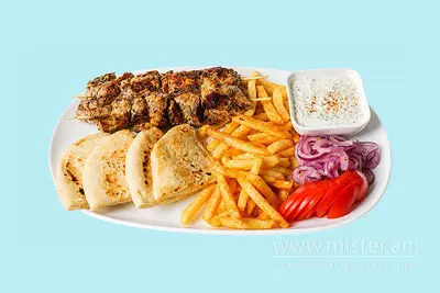 Гірос тарілка Сувлаки зі свининою Papa Gyros undefined фото