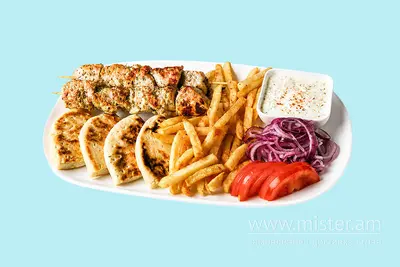 Гірос тарілка Сувлаки з курятиною Papa Gyros undefined фото