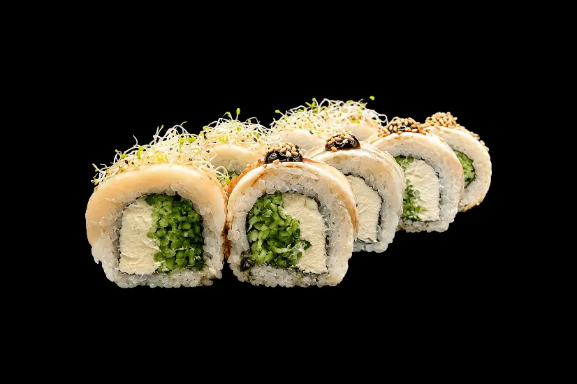 Філадельфія комбо з креветкою та вугрем - "Eclipse Sushi" в Чабанах фото 