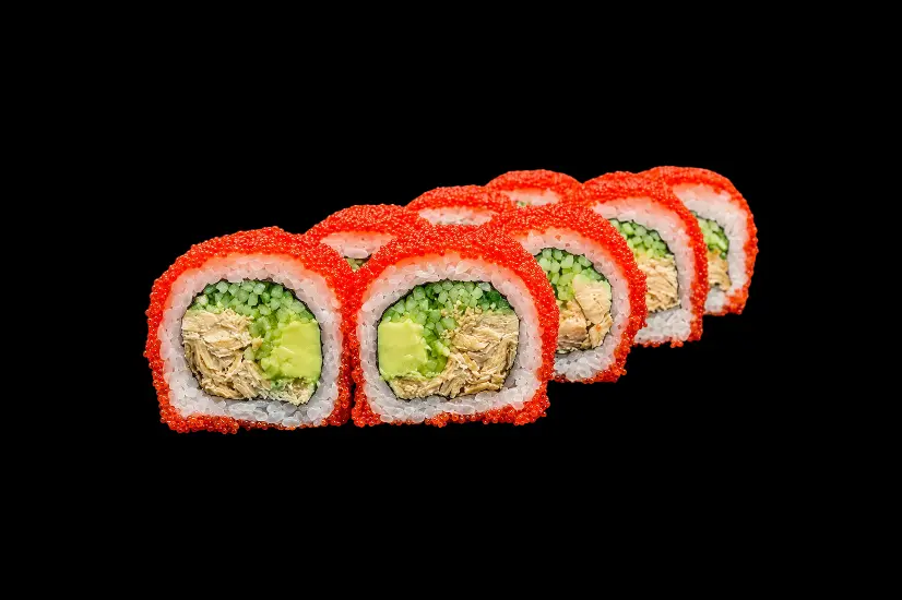 Каліфорнія зі смаженим лососем - "Eclipse Sushi" в Чабанах фото 